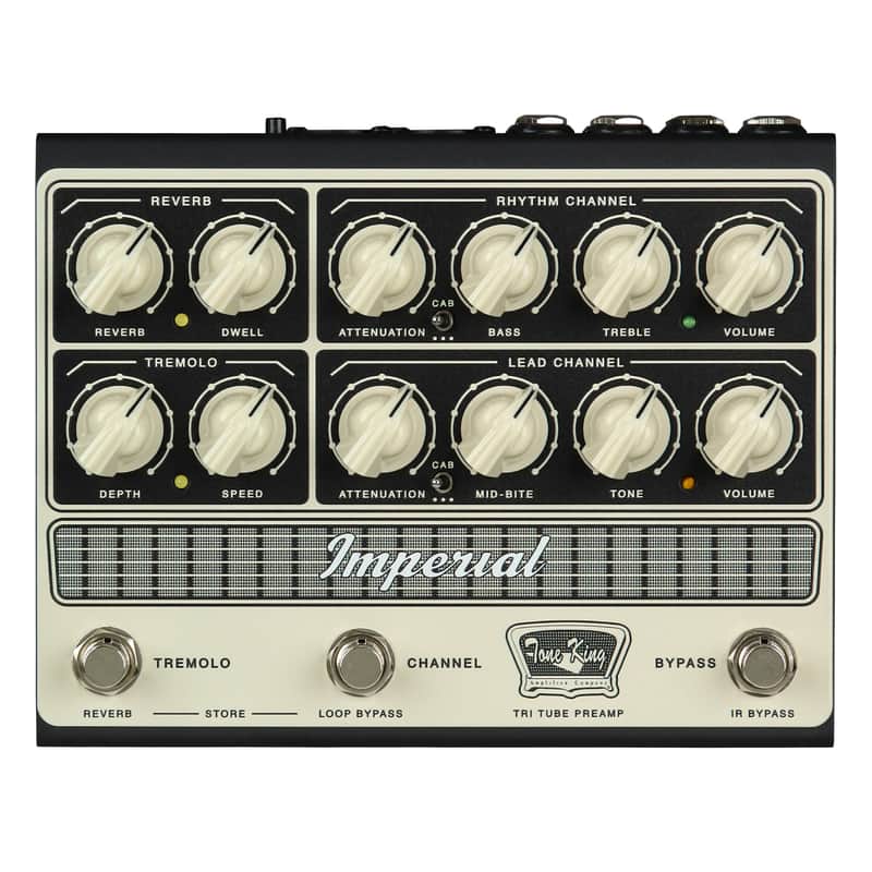 Tone King Imperial Preamp Tri-Tube Preamp Pedal w/3x 12AX7 Tubes - Open Box image 1