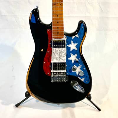 Partscaster Stratocaster-style 2023 - Black relic image 1