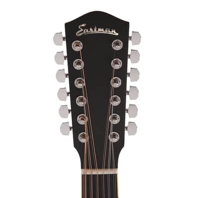 Eastman AC330E-12 Sitka/Mahogany Jumbo 12-String Natural w/Fishman Pickup image 6