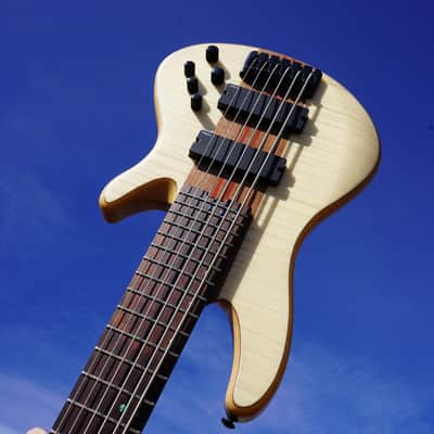 Schecter DIAMOND SERIES Charles Berthoud CB-6 Natural Satin 6-String Bass (New for 2025) image 1