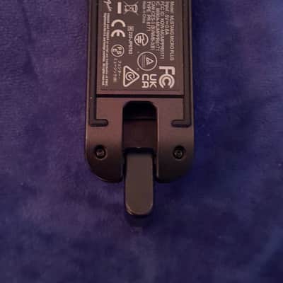 Fender Mustang Micro Plus Guitar Headphone Amp 2024 - Present - Black image 3