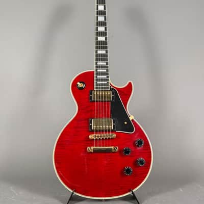 2010 Gibson Les Paul Custom 70s CS rot flamed Goldhardware inkl. Case image 2