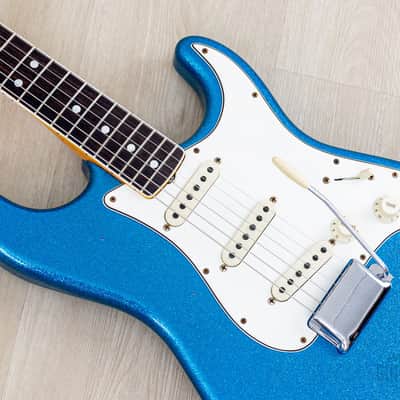 2022 Fender Custom Shop Limited Edition ‘65 Stratocaster Journeyman Relic Aged Blue Sparkle, Mint w/ Case, COA, Tags image 7