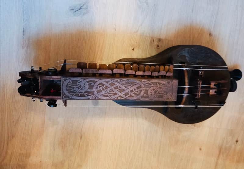 Hurdy-Gurdy -  24 Keys - 6 string - Ukrainian Lira Hurdy Gurdy Excellent New image 1