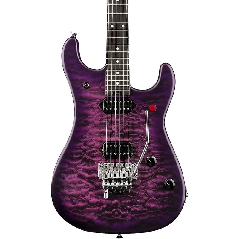 EVH 5150 Deluxe Poplar Burl Electric Guitar Regular Purple Daze image 1
