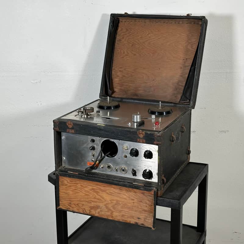 Vintage Ampex 400 Series Tube Mic Preamp & Transport Reel to Reel Tape Deck image 1