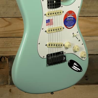 Fender Jeff Beck Stratocaster Electric Guitar Surf Green w/ Case "Mint Condition" image 2