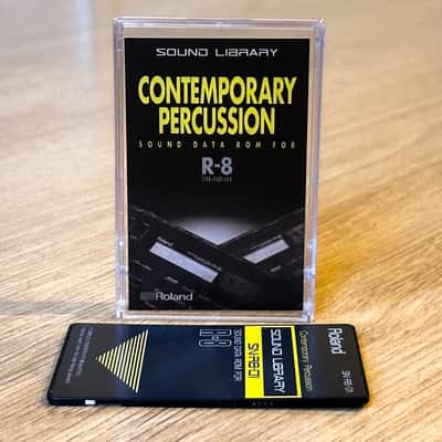 Roland R-8 / R-8m / R-8 MKII | SN-R8-01 CONTEMPORARY PERCUSSION | Waveform ROM Voice Card |