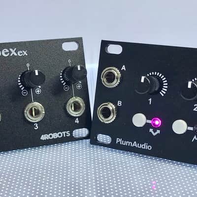 Plum Audio Apex 4ROBOTS + 12HP Expander - Eurorack dual channel multi function module for Intellije image 3