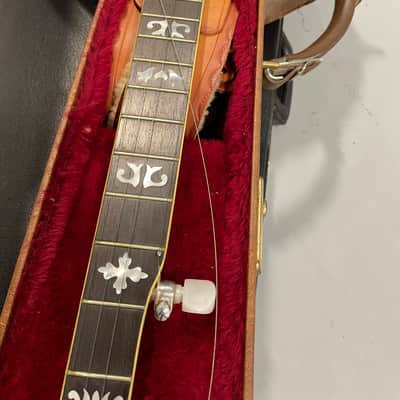 Vintage Washburn B-16 5-String Banjo c. 1980 – Hardshell Case – Beautiful Figured Wood image 4