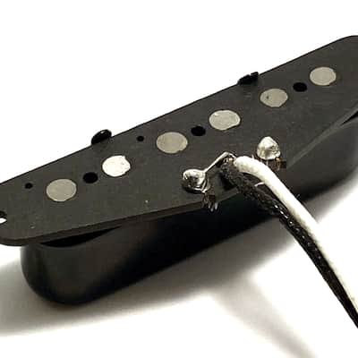 Dragonfire Tele Noiseless Neck Pickup, Telecaster AlNiCo Noiseless Performance, 1 qty Black Neck image 3