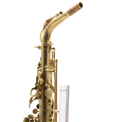Antigua Winds Model AS4348CU Alto Saxophone in Unlacquered Brass SN UAS110015 image 14