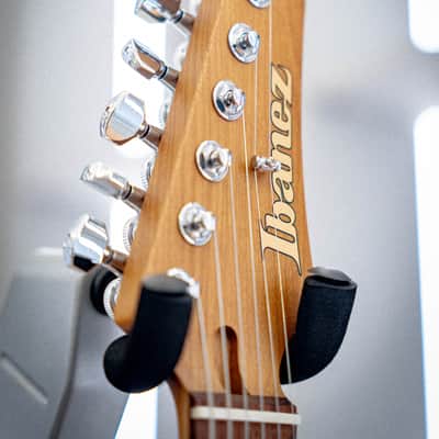 Ibanez MMN1-TAB Martin Miller Signature Transparent Aqua Blue image 6
