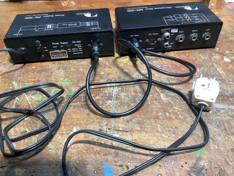 Nakamichi MX-100 Microphone Mixer + PS 100 Power supply | Reverb