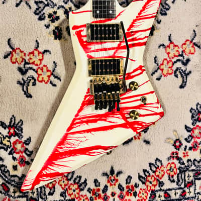1984 Aria Pro II ZZ Limited Edition Blood Series “Bloody White” - Made In Japan image 3