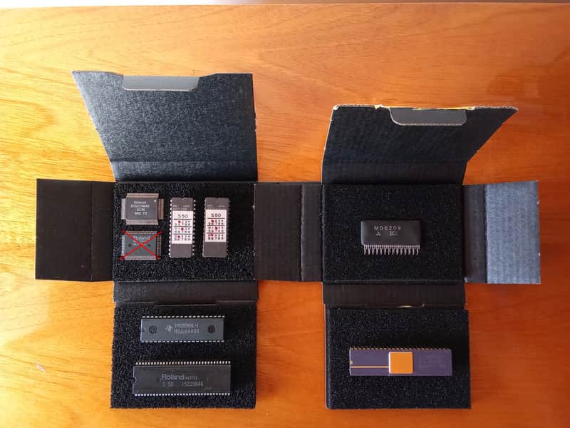 Roland S50 - Various integrated from mainboard: only the MD6209 is usable on the W30 image 1