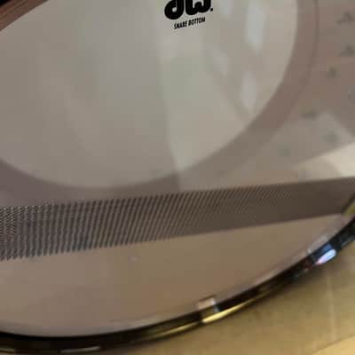 DW 6.5" x 14" Collectors Series Maple Snare Drum - Gun Metal Sparkle Glass w/ Black Nickel Hardware image 5