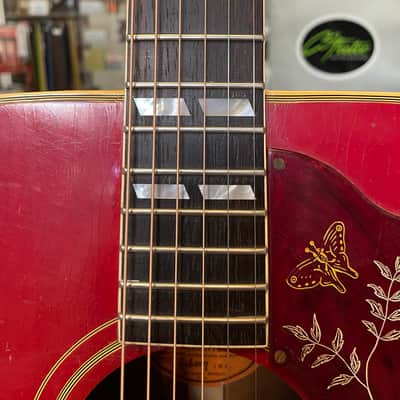 Gibson Hummingbird 1968 - Cherry Sunburst image 18