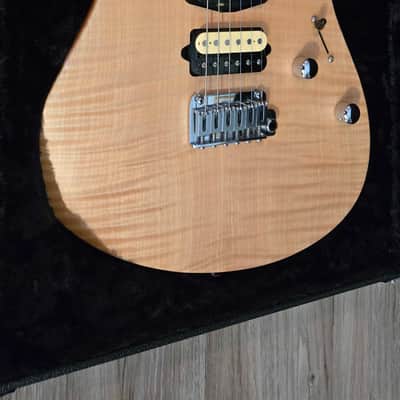 Suhr Modern Custom – Natural Flame Maple Top – Roasted Maple Neck – OHSC image 3