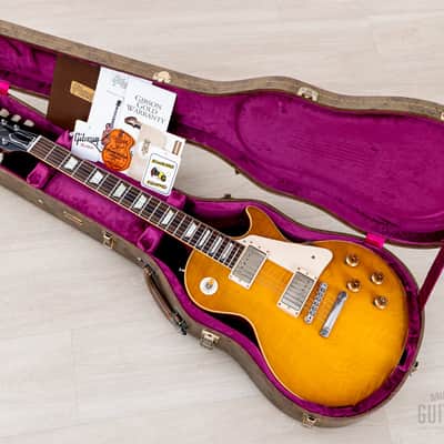 2013 Gibson Custom Shop Historic 1958 Les Paul Standard R8 Lemon Burst Flame Top w/ Case, CoA, Tags image 22