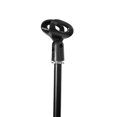 Pro Audio DJ Microphone Boom Stands w Pink XLR Cables, Clips & Bags 4 Pack image 8
