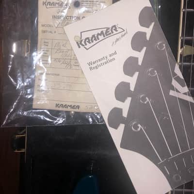 Kramer Pacer Custom II  1990 Transparent Teal / Electric Blue image 8