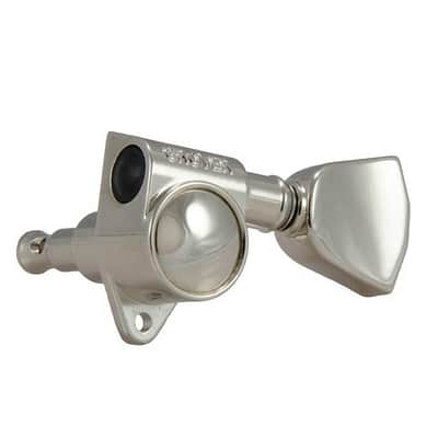 Grover 102-18NK Rotomatic Tuning Machines 3 +3 Nickel Finish w/Keystone Buttons image 4