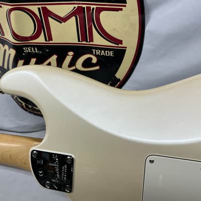 Fender American Elite Stratocaster Strat Electric Guitar - Olympic Pearl image 13