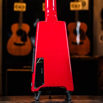 1988 Hohner B2 Headless Bass red image 10
