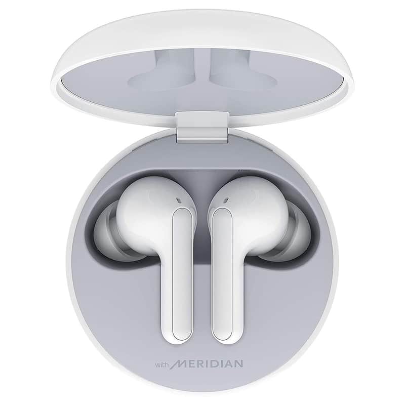LG HBS-FN4 TONE Free Wireless In-Ear Stereo Earbuds, White image 1