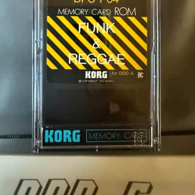 Korg DDD-5 Sound Library Series DFC-P04 Memory Card Funk & Reggae for DDD5 Drum Machine image 4