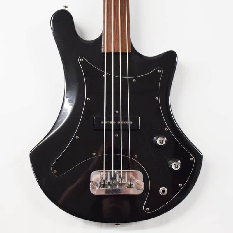 Guild B-301F Fretless Bass 1977 - Black image 1