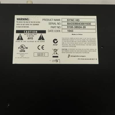 Avid SYNC HD Master Clock Rack Unit image 13