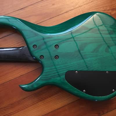 1992 Modulus Quantum 4  Graphite Neck Emerald Green imagen 6