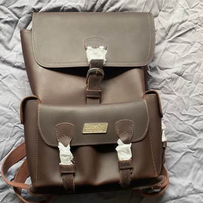 Bigsby branded Leather Backpack ruck sack bag Limited Edition image 15