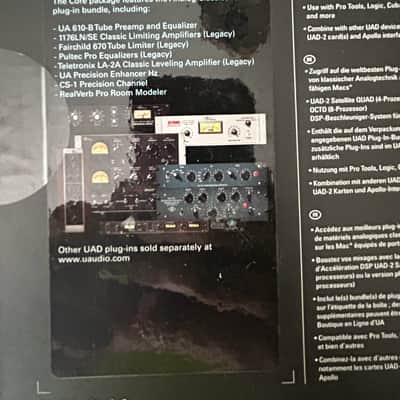 Universal Audio UAD-2 Satellite QUAD Core Thunderbolt DSP Accelerator 2019 - 2020 - Black WITH 2 Thunderbolt cables and adapters image 4