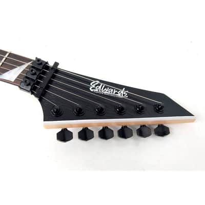 ESP Edwards Arrow-1H Alternative Black Electric Guitar + Gig Bag image 5