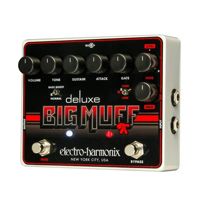 Electro-Harmonix Deluxe Big Muff Pi Analogue Fuzz/Distortion/Sustainer Effects Pedal image 1