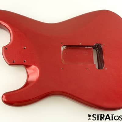 Fender American Ultra II Stratocaster Strat BODY, USA Guitar Alder Sinister Red image 3