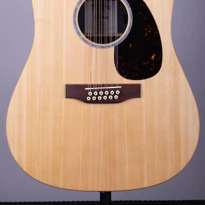 Martin® DX2E 12-String Dreadnought Acoustic Electric Guitar Natural w/Gigbag image 1