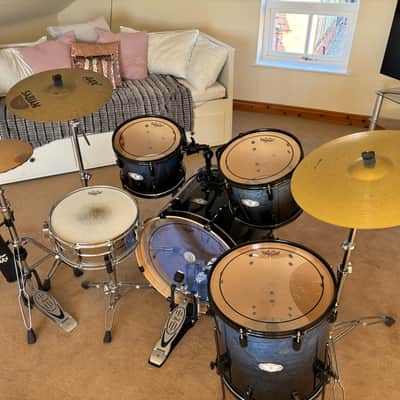 Pearl "Vision" VBX Birch 5 piece drum kit/hardware/cymbals /gig bags/ throne image 13