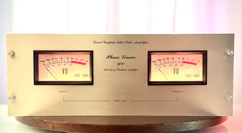 Phase Linear 400 Power Amplifier ~200WPC – Vintage Solid State Amp – Tested, Original Box 💥 image 1