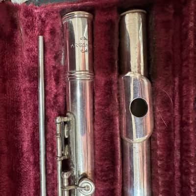 Argonaut Vintage Italian Flute 1960 - Silver Plated image 2
