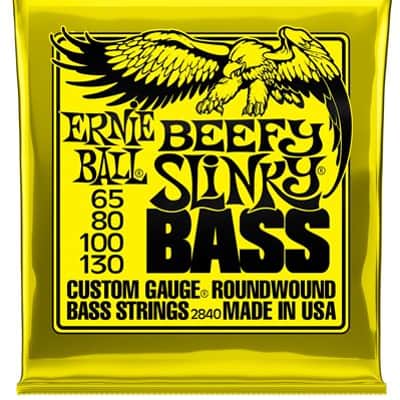 Ernie Ball 2840 Beefy Slinky Nickel Wound Electric Bass Strings image 1