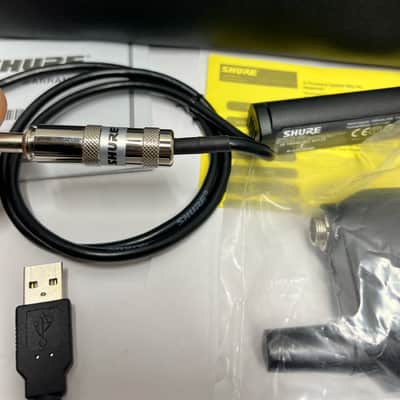 Shure GLXD1=-Z2 Shure GLXD1 Z2 Digital Wireless Bodypack Transmitter SB902 1900mAh Battery WA302 Premium Guitar/Bass Instrument Straight Cable Locking 1/4-inch SBC10-MICROB USB Cable Charger GLX GLXD16 D6 GLXD6 GLXD4 Wireless System Carry Case Bag Pouch image 3