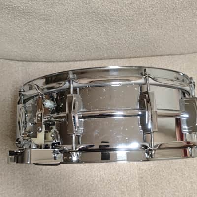 Ludwig No. 410 Super-Sensitive 5x14" 10-Lug Aluminum Snare Drum with Keystone Badge 1963 - 1969 - Chrome-Plated image 3