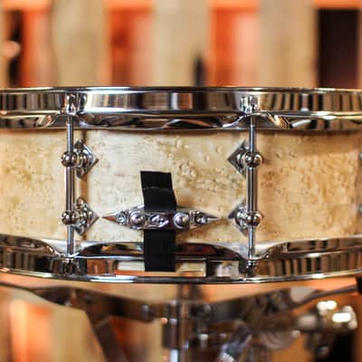 Craviotto 4.5x14 Private Reserve Figured Birdseye Maple Satin Oil Snare Drum image 3