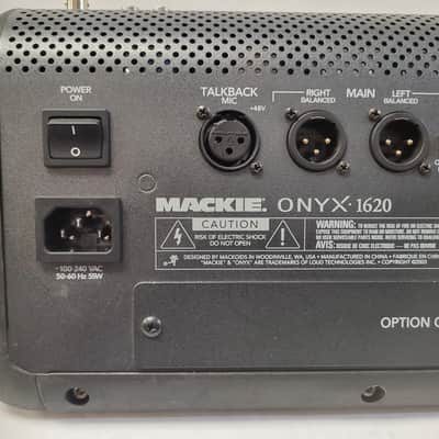 Mackie Onyx 1620 16-Channel Analog Mixer 2003 - 2009 - Black image 13
