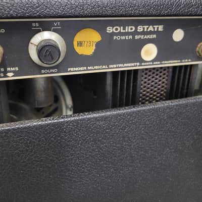 Vintage Fender Super Showman SS-1000 Solid State Amp Head W/ Power Speaker XFL 2000 ( image 13