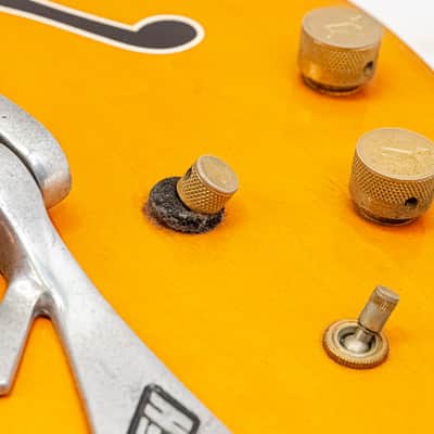 1966 Gretsch 6120 Chet Atkins Nashville Hollow Body Guitar w/ Case Bigsby USA image 17